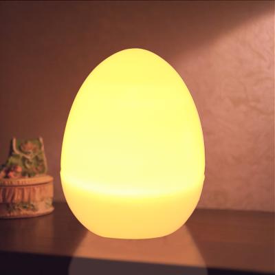 China Battery Operated HL40B12F Shell Warm White Light Easter White Eggs for Home Decor for sale