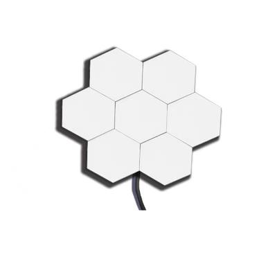 China ABS 2020 NEW Magnetic Hexagons Hand Touch Decorative Wall Light Quantum Honeycomb Light with LED Wall Light for sale