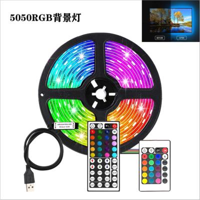 China 24 Main LED Residential 5v USB TV Setting Chandeliers With Blackboard 5050 With RGB 7 Color TV Setting Lamp for sale