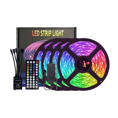 China Residential bring suit 5050 RGB led 44 infrared head lights 20m suit low pressure lamp with intelligent control light music for sale