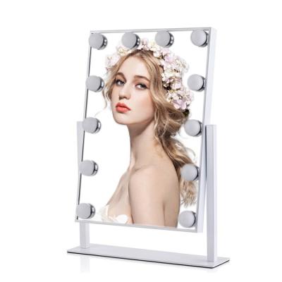 China Top Selling 12 Big Dimmable LED Bulbs Convenient And Design Touch Control Makeup Cosmetic Mirror for sale