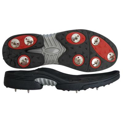 China Rubber Spikes Outsole For Cricket Shoes Flexible Lightweight Spikes Outsole For Golf Shoes for sale