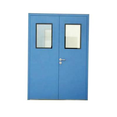 China LangGou Windproof Galvanized Board Medical Room Door Board Surgery Ward Door Good Dormitory Airtight Door for sale