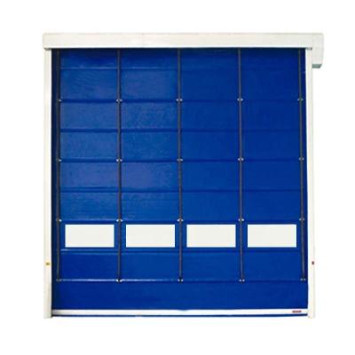 China High Quality Fire Protection Industrial Stacking Door Shutter Doors PVC Fast Lifting Windproof Hardware for sale