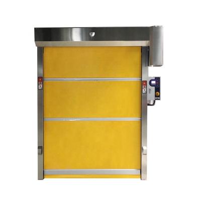 China Soft PVC Windproof Curtain Door Entrance Workshop LangGou Rolling Shutter Doors Roll Up Prevention Doors for sale