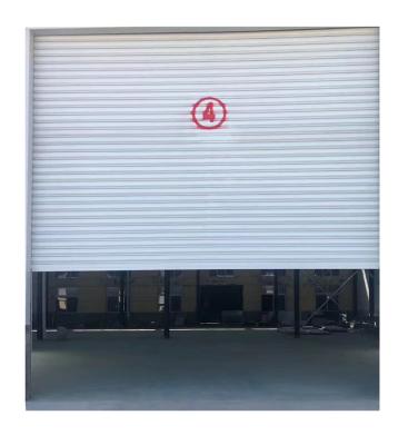 China LangGou Wind Windproof Prevention Inside Rolling Shutter Door Windproof Steel Revolving Doors for sale