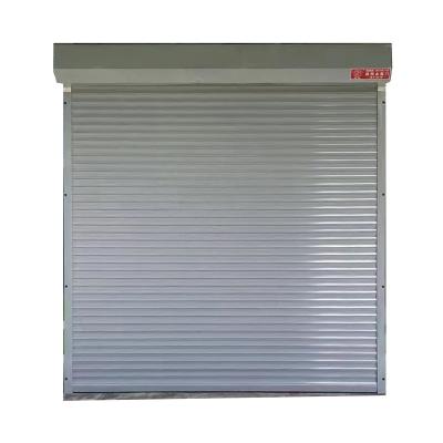 China Thermal Insulation LangGou Thermal Insulation Curtain Rolling Shutter Doors Filled With Polyurethane Foam Aluminum Alloy Shutter Doors for sale