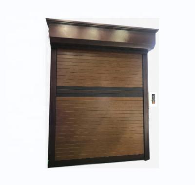 China Multifunctional LangGou roller door aluminum alloy rolling door garage curtain shutter windproof doors for sale