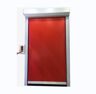 China Fireproof Fire Protection LangGou Inorganic Fabric Curtain Roller Shutter Door Customize Supported for sale