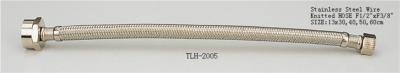 China TLH-2005 pipe flexible hose stainless chrome plated mixer shwater plastic equipment accessory metal for fixing hose tube for sale