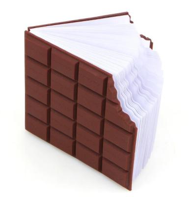 China FUNWOOD GQC Self Adhesive Chocolate Shape Like Memo Pad Flip Book, Ideal Promotional Gift for sale