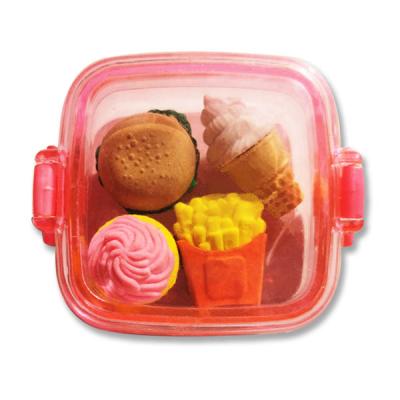 China Office Packing Plastic Lunch Box Gum FUNWOOD GQC Office Promotional Eraser for sale