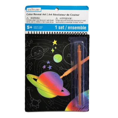 China FUNWOOD GQC Magic Book Scratch Color Rainbow DIY Painting Paper Set Each Paper With Funny Set Easy To Draw for sale