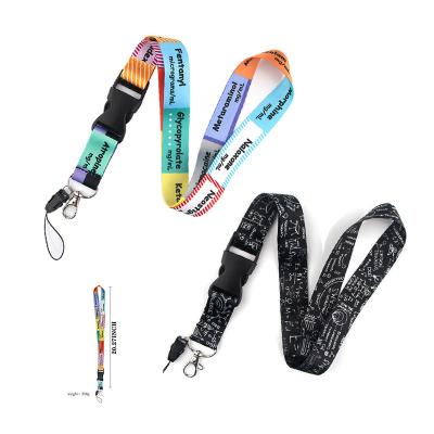 China Wholesale Medical Souvenir/Gift/Doctor Accessory Polyester Equation ICU Mobile Nurse Lanyard For Keys Design Badge Holder Staff Cards Lanyard for sale