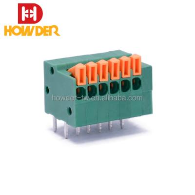 China 2.54mm PCB Cap Board In Connector Terminal Block HD-532-XXP for sale