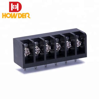 China Wire Connecting 6.35mm Closed Barrier Insert Back Terminal Block for sale