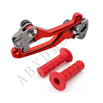 China CNC ADJUSTABLE AND FOLDING DOUBLE SIDED BRAKE CLUTCH LEVERS ABYDMOTO ALUMINUM ALLOY SUV MOTORCYCLE CRF150F/230F for sale