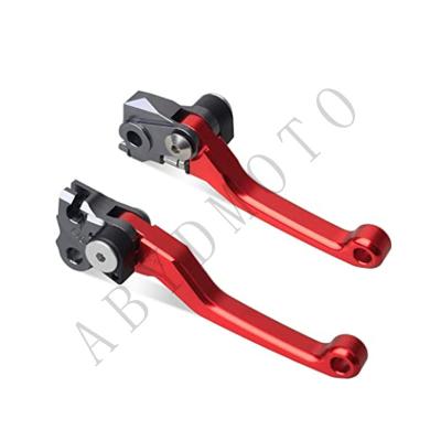 China ABYDMOTO CRF450R ABYDMOTO ABYDMOTO ALUMINUM ALLOY ALUMINUM ALLOY SUV MOTORCYCLE BRAKE ADJUSTABLE AND FOLDING DOUBLE SIDED CLUTCH LEVERS for sale