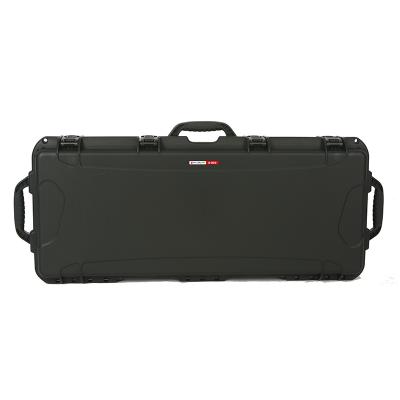 China Waterproof Shockproof Military Tactical Rifle Hard Case PP Plastic Gun Case With Wheel for sale