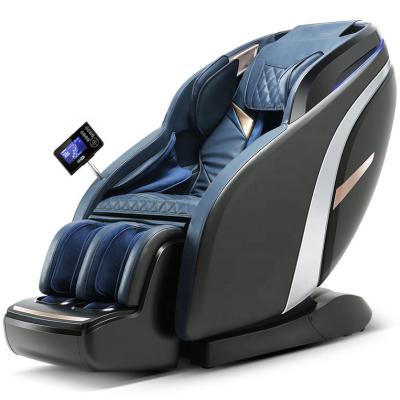 China Free Thai Seat L Track Massage Zero Gravity System Expedition Sedia Massaggiatrice Mini Full Body Zero Gravity Stretch Massage Chair With Knocking for sale