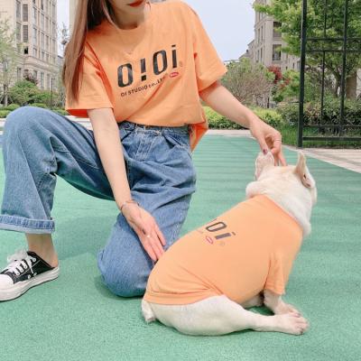 China OEM Sustainable Dog Clothes for Owner and Pet Summer Pajamas Matching Dog and Human Pet Clothes for sale