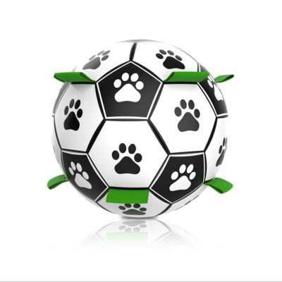 China 15 cm diameter new sustainable pet environment-friendly PU dog toy hot-selling material interactive ball for sale