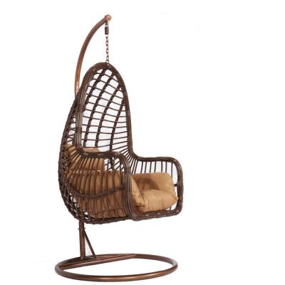 China Modern Modern Pe Rattan Furniture Outdoor Hanging Chair Patio Swings Patio Outdoor Rack Bed Hanging Basket for sale