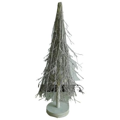 China Wholesale Table Top Quality Christmas Tree Eco - Friendly Mini Handmade Christmas Decoration Tree High Stand for sale