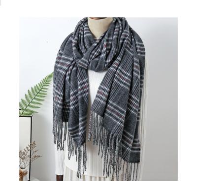 China Blue cashmere/wool long winter pashmina scarves and shawls for spring, summer, autumn, winter for sale