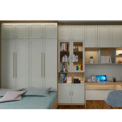 China (Size) Adjustable Whole House Customized Wardrobe Furniture Wooden Cabinet Wardrobes Portable Armario for sale