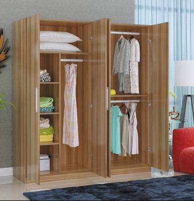 China European standard (size) adjustable wooden wardrobe bedroom designs wooden wardrobe furniture for sale