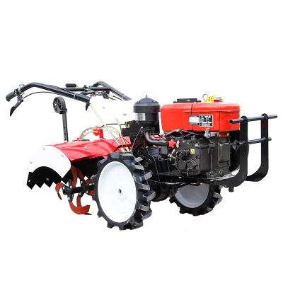 China Cheapest Tractor 2 Wheels Grass Cutter Hotels Agricultural Walking Crawler Tractor For Sale for sale