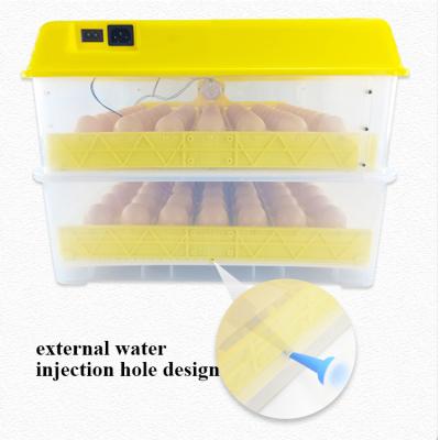 China 12v /110/220 Mini Solar 112 Automatic Full Automatic Chicken Egg Incubator For Sale for sale