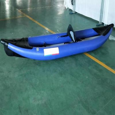 China Fishing Sport Factory Can Customize Different Colors Canoe / Inflatable Kayak Inflatable Fishing Canoe 3 Kayak Double Seats for sale