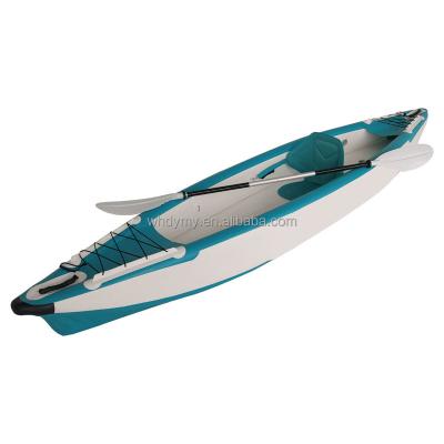 China 0.9mm PVC Design 2 Free Person Inflatable Kayak Inflatable Kayak Fishing Inflatable Boat Kayak for sale