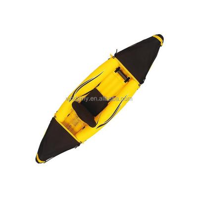 China Fishing Sport Diyue 2021 Optimal Price Single Seat Kayaks Fishing Inflatable Canoe Kayak PVC Inflatable Kayak for sale