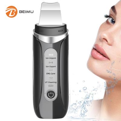 China Mini Portable Ultrasonic Professional Beauty Skin Scrubber DEEP CLEANSING Personal Care for sale