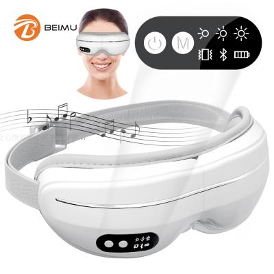 China Wrinkle Remover Massage Firming Vibration Facial Wrinkle Care Beauty Heat Relaxing Eye Massager for sale