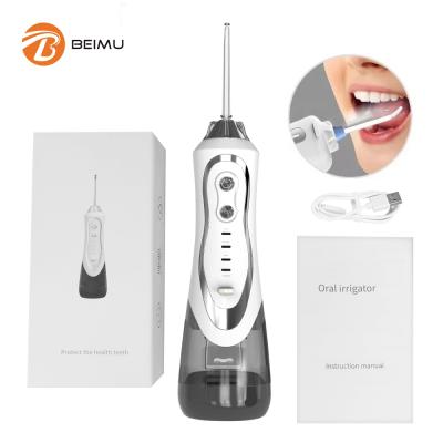 China Oral Irrigatore Orale Teeth Irrigatore Portable Rechargeable Tooth Tartar Cleaning Remover Squirts Water Flosser for sale