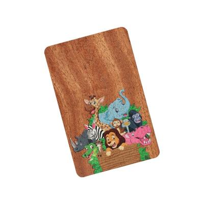 China Waterproof / NFC Card 13.56Mhz Hotel RFID Programmable Wooden Key Card RFID Smart Card for sale