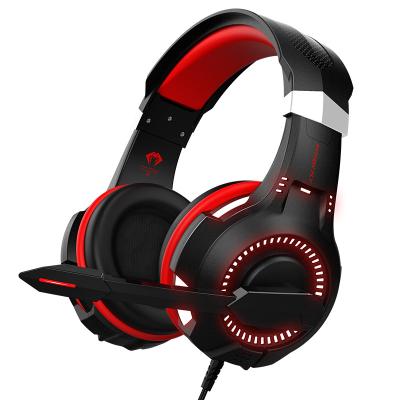 China 2021Best Sound Perfect Price G2000 Stereo Gaming Headphones With MIC LED Light Earphone Over Ear Cable Headset For PC Game for sale