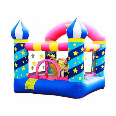 China Small Air Indoor New Wholesale Cheap Kids Nylon Jumping Combo Moon Inflatable Bounce House For Sale China for sale