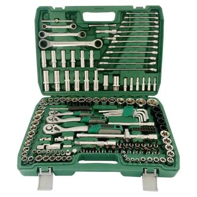 China Multifunctional Engine Repair Kit Toolbox Suits Maintenance Tools Wrench Socket Repair Tools for sale