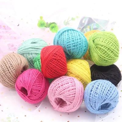 China Dreamcatcher multifunctional color hemp rope quilted material card rope ornament diy manual weaving line for sale