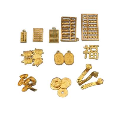 China ruyi diy alloy abacus small wing accessories copper coin GZ-006 next jewelry glue numismatics for sale