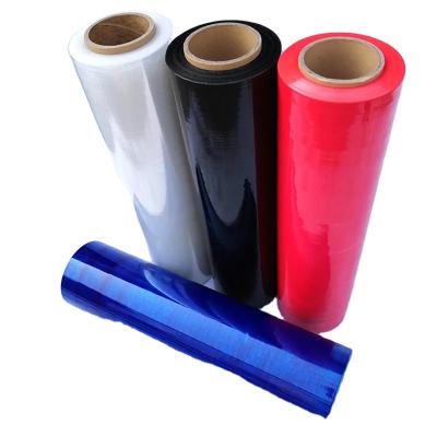 China 50cm Wide Moisture Proof Industrial Packaging Tray Coated Large Volume Wrap PE Stretch Film for sale