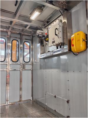 Chine Customizable Option ATEX Rack Pinion Hoist With Load Of 2000kg/cabin Installed Both Indoor And Outdoor à vendre