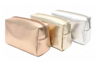 China Stylish Waterproof PU Leather Portable Makeup Bag Custom Size Supported for sale