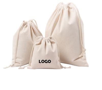 China Bolso de lazo superior de la lona de algodón respetuoso del medio ambiente con el logotipo de encargo en venta