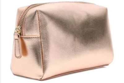 Chine Sac cosmétique de maquillage portatif en cuir d'unité centrale imperméable pour la promotion à vendre